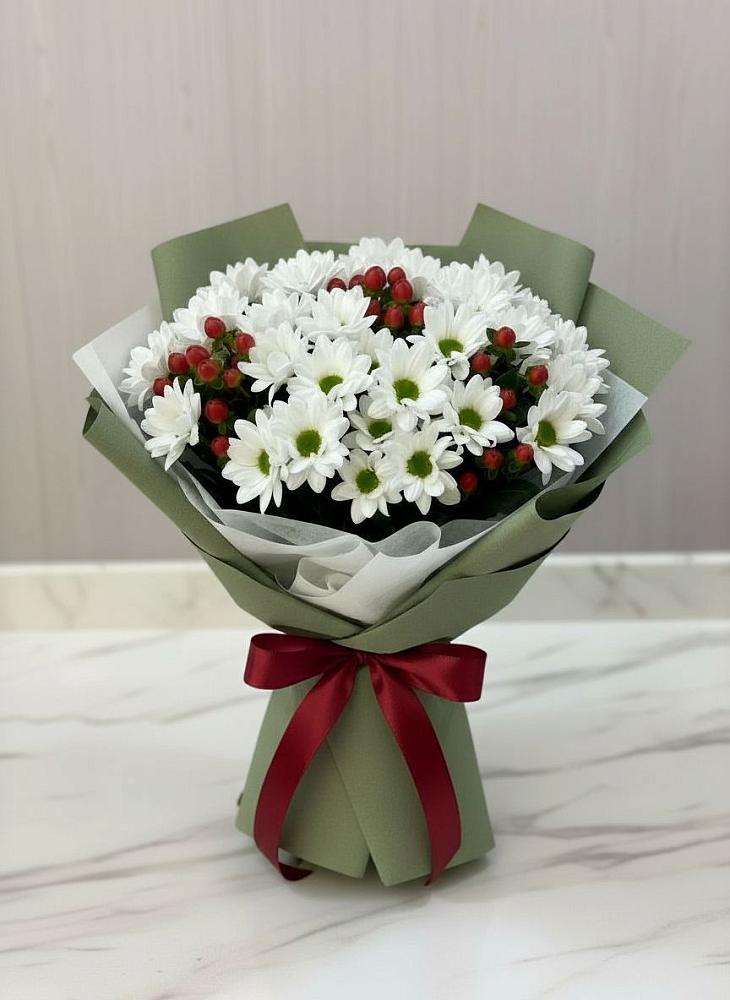 Букет цветов из: Хризантемы в Жаворонки