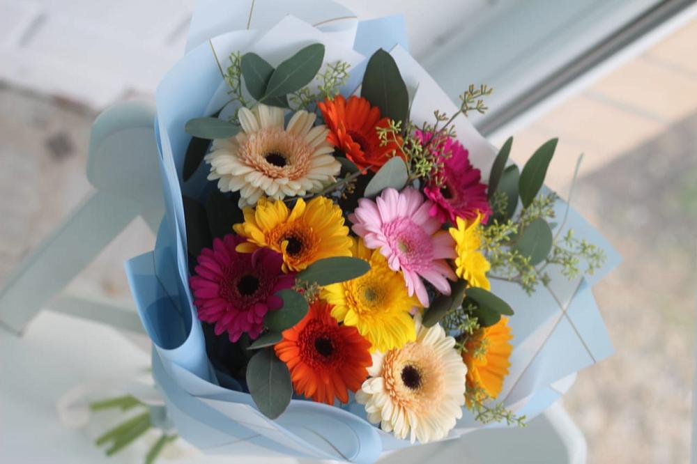 Букет цветов из: Герберы в Жаворонки