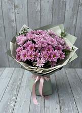 Букет цветов из:  Хризантемы #REPLACE_PRED# Жаворонки