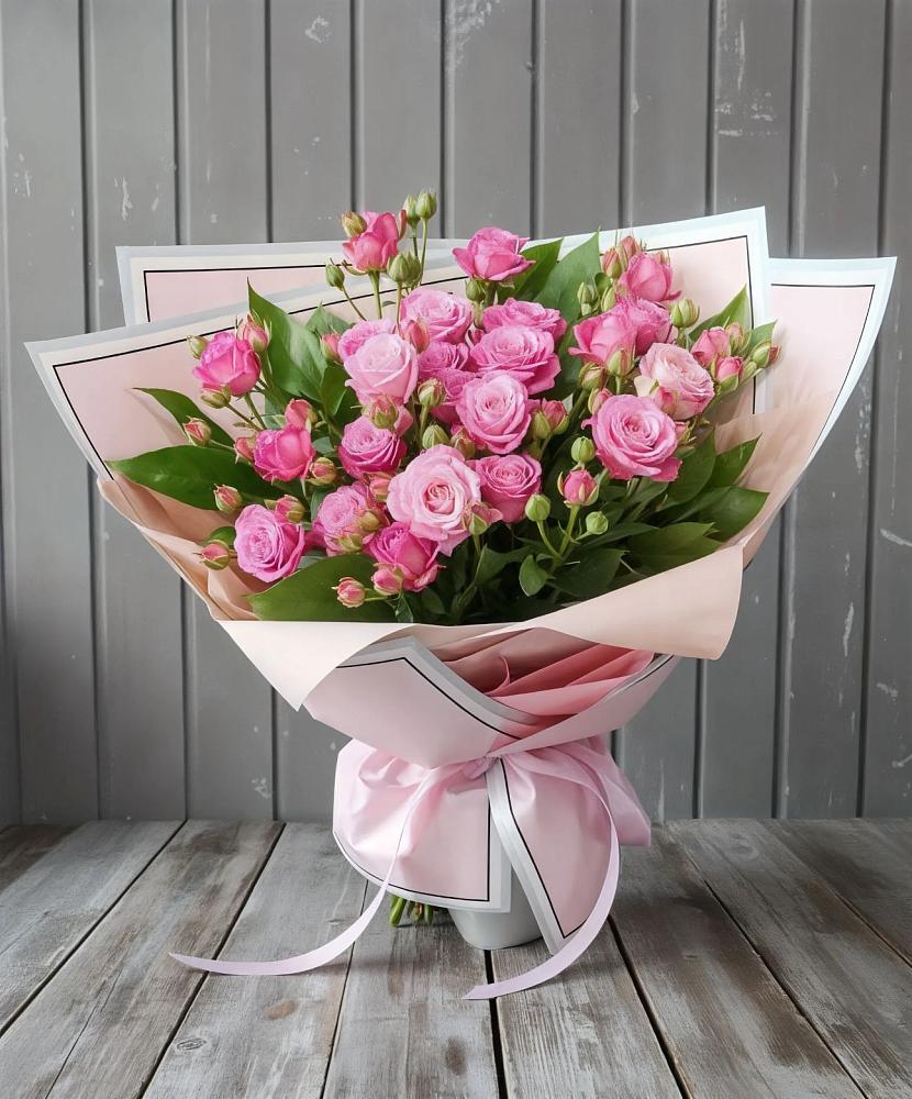 Букет Розовый кустик в Жаворонки