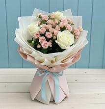 Букет цветов из:  Розы в Жаворонки