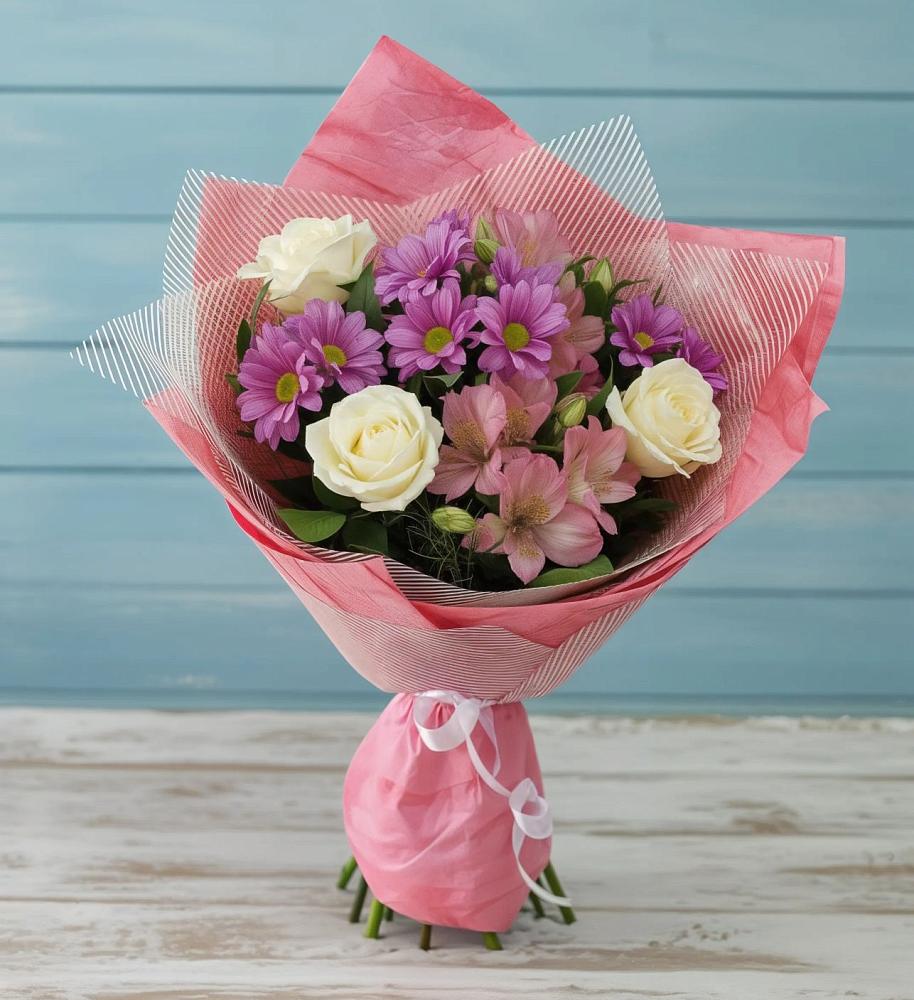 Букет цветов из: Герберы в Жаворонки